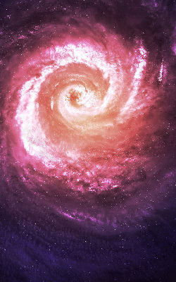 Rolgordijn voor het raam Melkwegstelsel