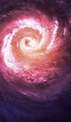 Rolgordijn voor het raam Melkwegstelsel