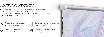 Rolgordijn voor het raam Kleurrijke verfvlekken