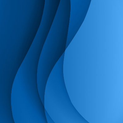 Rolgordijn verduisterend Blauwe golven