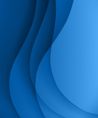 Rolgordijn verduisterend Blauwe golven