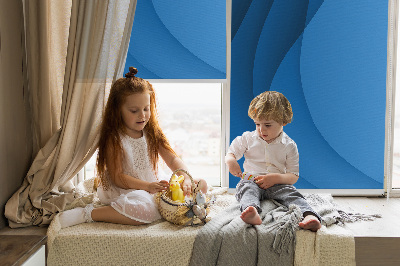 Rolgordijn verduisterend Blauwe golven