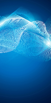 Rolgordijn verduisterend Blauwe animatie