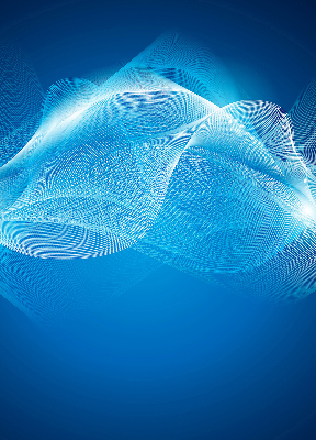 Rolgordijn verduisterend Blauwe animatie