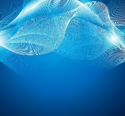 Rolgordijn verduisterend Blauwe animatie