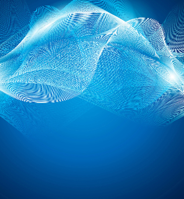 Rolgordijn verduisterend Blauwe animatie