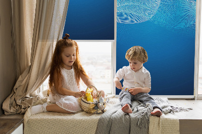 Rolgordijn verduisterend Blauwe animatie