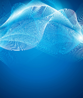 Rolgordijn verduisterend Blauwe animatie