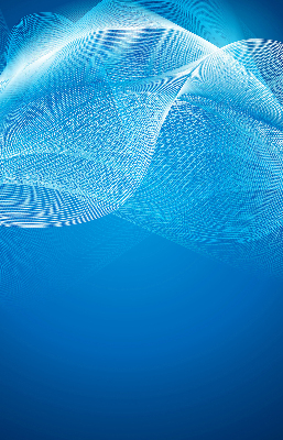 Rolgordijn verduisterend Blauwe animatie