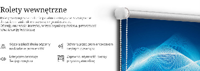 Rolgordijn verduisterend Blauwe animatie