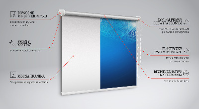 Rolgordijn verduisterend Blauwe animatie