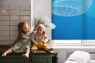 Rolgordijn verduisterend Blauwe animatie