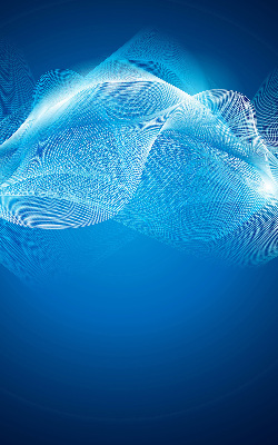 Rolgordijn verduisterend Blauwe animatie