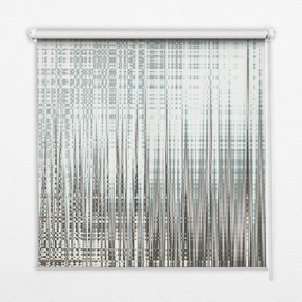 Rolgordijn voor het raam Spiegelabstractie