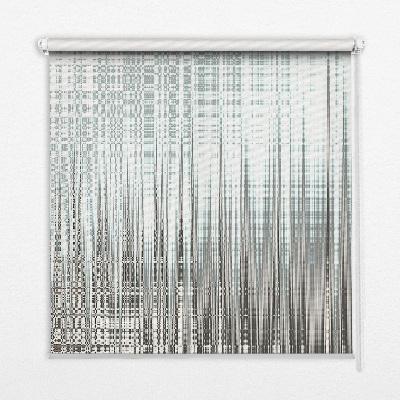 Rolgordijn voor het raam Spiegelabstractie