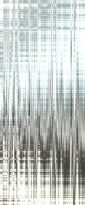 Rolgordijn voor het raam Spiegelabstractie