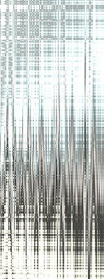 Rolgordijn voor het raam Spiegelabstractie