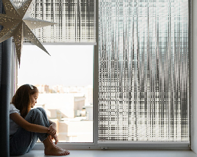 Rolgordijn voor het raam Spiegelabstractie