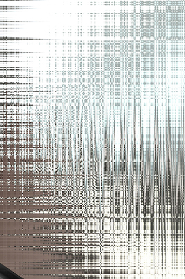 Rolgordijn voor het raam Spiegelabstractie