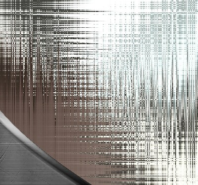 Rolgordijn voor het raam Spiegelabstractie