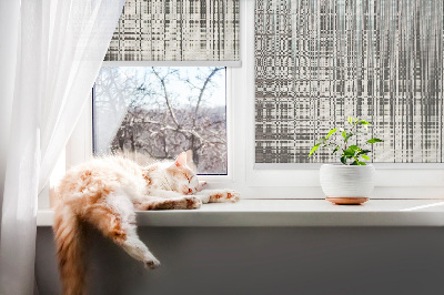 Rolgordijn voor het raam Spiegelabstractie