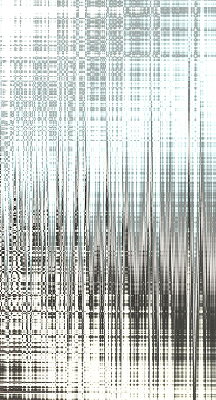 Rolgordijn voor het raam Spiegelabstractie