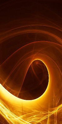 Rolgordijn verduisterend Oranje abstractie