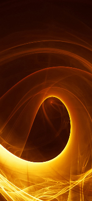 Rolgordijn verduisterend Oranje abstractie