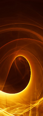 Rolgordijn verduisterend Oranje abstractie