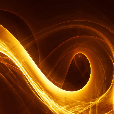 Rolgordijn verduisterend Oranje abstractie