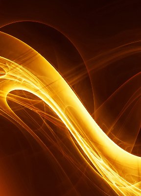 Rolgordijn verduisterend Oranje abstractie