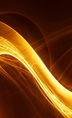 Rolgordijn verduisterend Oranje abstractie