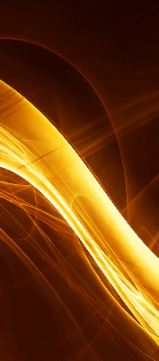 Rolgordijn verduisterend Oranje abstractie