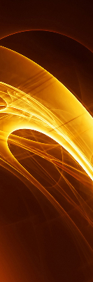 Rolgordijn verduisterend Oranje abstractie