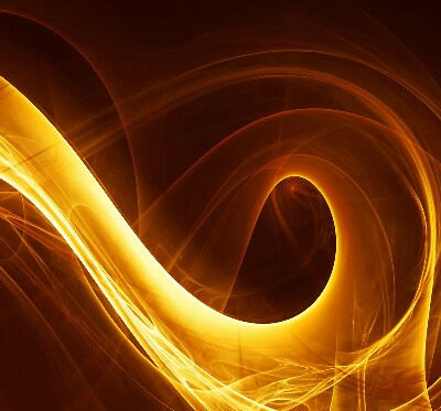 Rolgordijn verduisterend Oranje abstractie