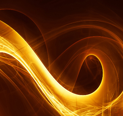 Rolgordijn verduisterend Oranje abstractie