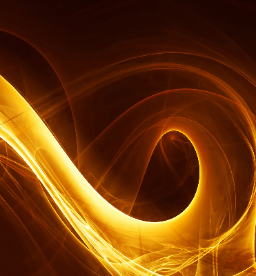 Rolgordijn verduisterend Oranje abstractie