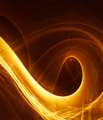 Rolgordijn verduisterend Oranje abstractie