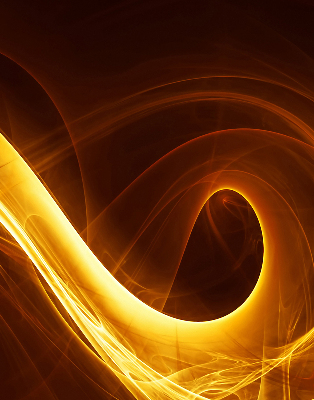 Rolgordijn verduisterend Oranje abstractie