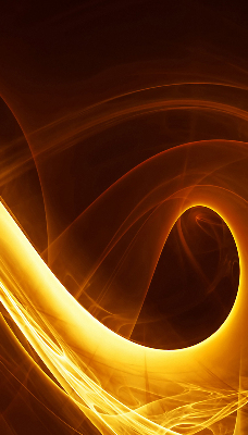 Rolgordijn verduisterend Oranje abstractie