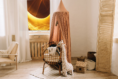 Rolgordijn verduisterend Oranje abstractie