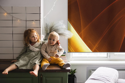 Rolgordijn verduisterend Oranje abstractie