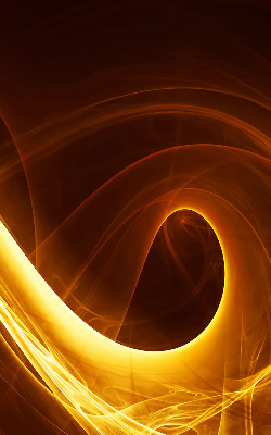 Rolgordijn verduisterend Oranje abstractie