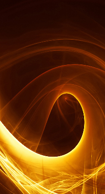 Rolgordijn verduisterend Oranje abstractie