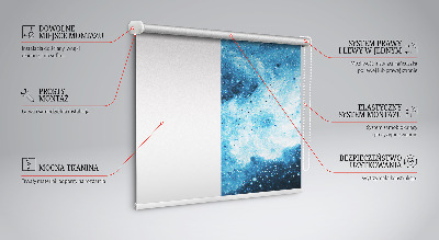 Rolgordijn voor het raam Kosmos