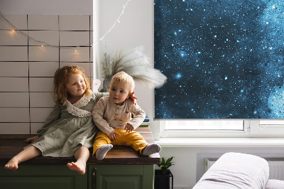 Rolgordijn voor het raam Kosmos