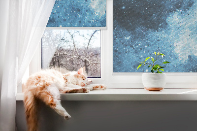 Rolgordijn voor het raam Kosmos