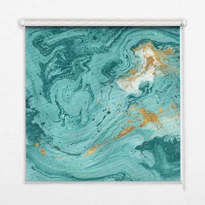 Rolgordijn verduisterend Turquoise graniet