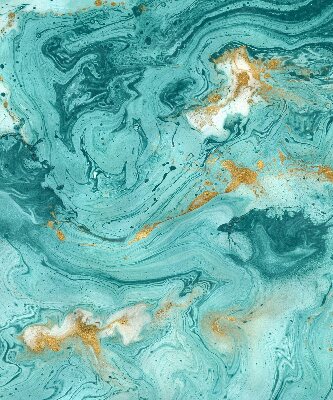 Rolgordijn verduisterend Turquoise graniet