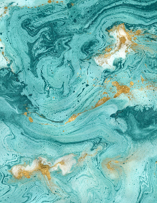 Rolgordijn verduisterend Turquoise graniet